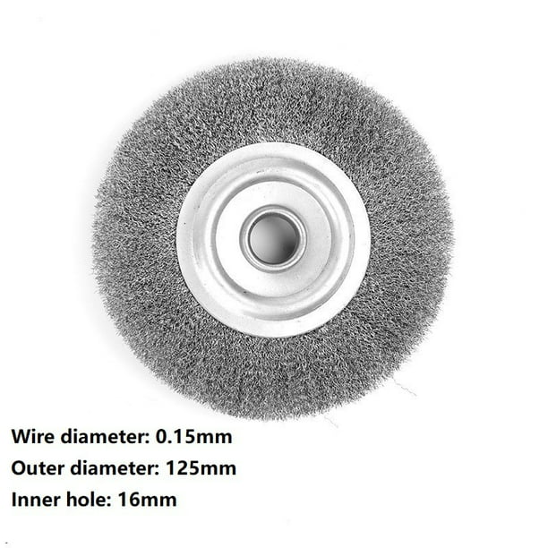 Wheel Wire Arbor Stainless Steel Brush For Bench Grinder Abrasive Practical Best